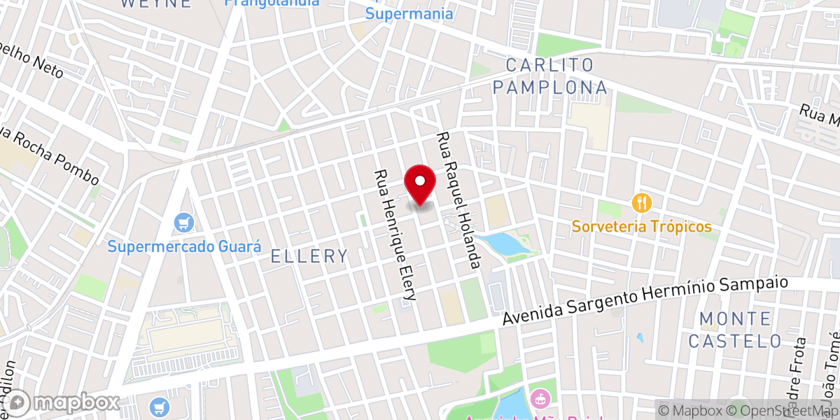 Map showing location of Igreja Matriz de Nossa Senhora de Lourdes