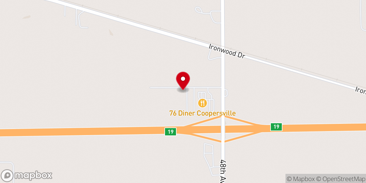 Map showing location of Mobile Chapel (Refuge Chapel Ministries)