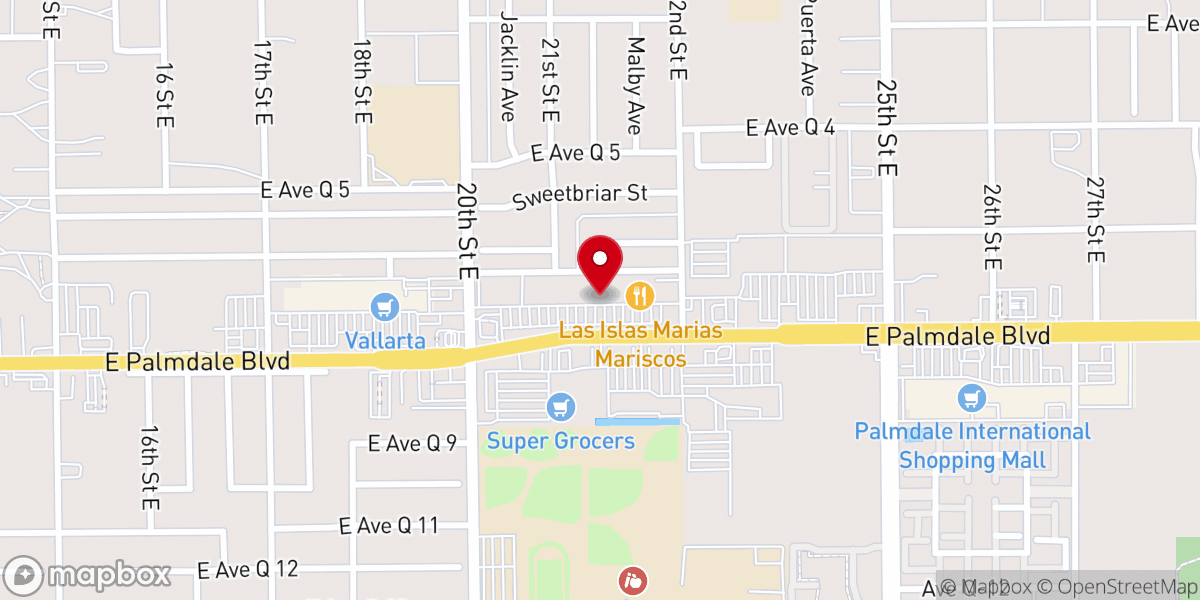 Map showing location of Hope Hill Assembly / Iglesia Monte de Esperanza Asambleas de Dios