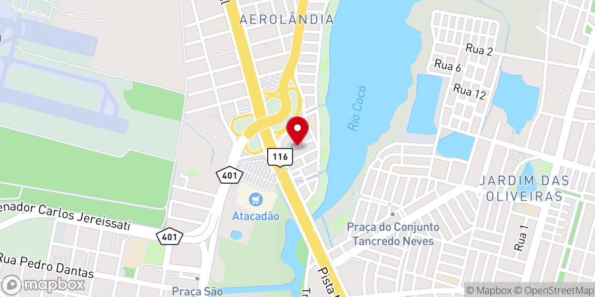 Map showing location of Ad Cidade Assembleia De Deus