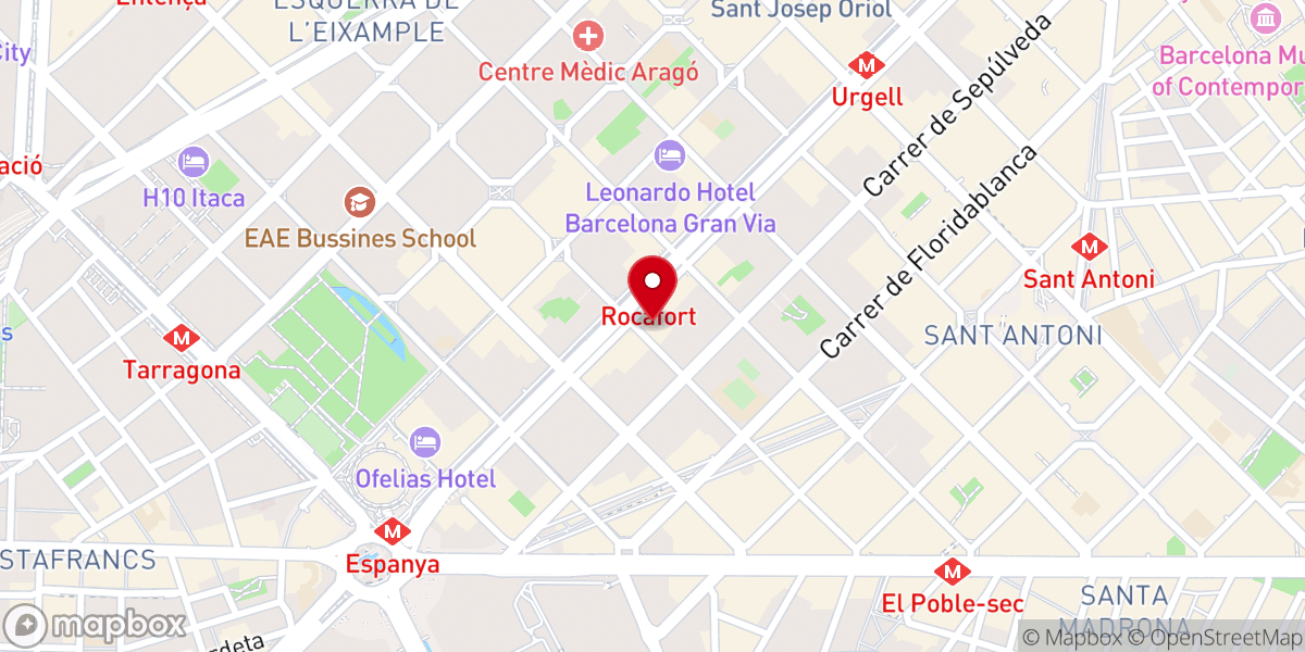 Map showing location of Can Roqui