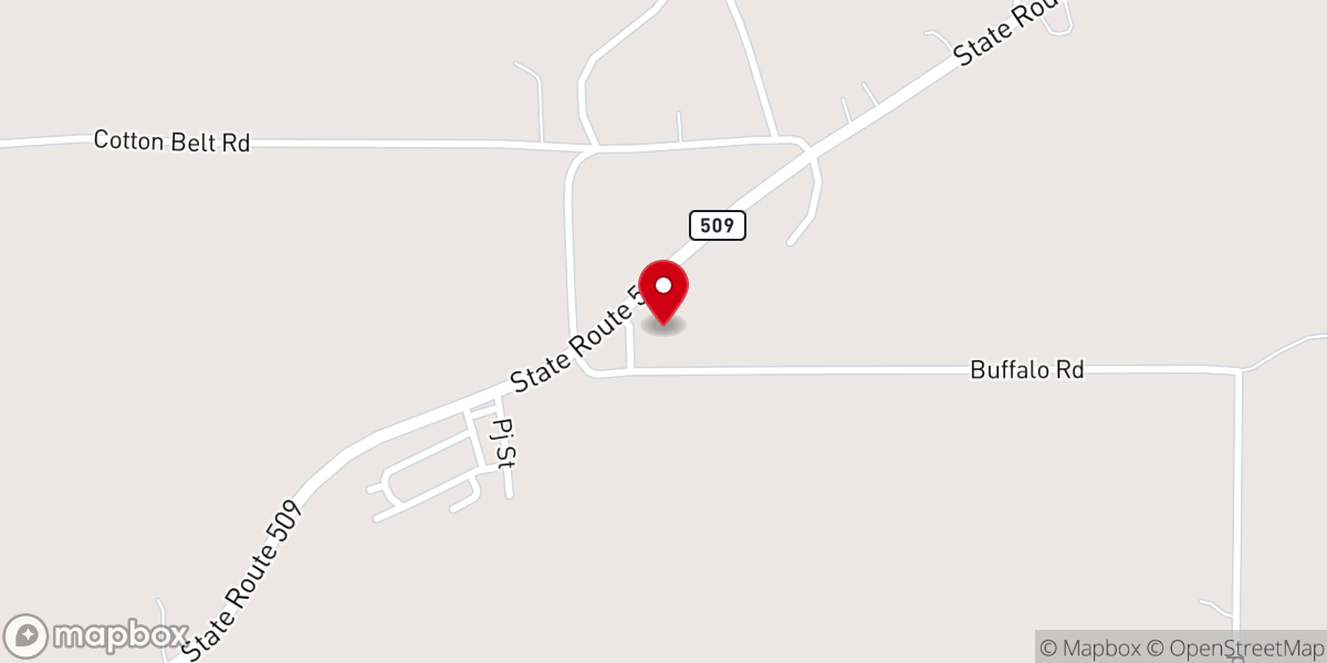 Map showing location of Living Word Church - Mansfield