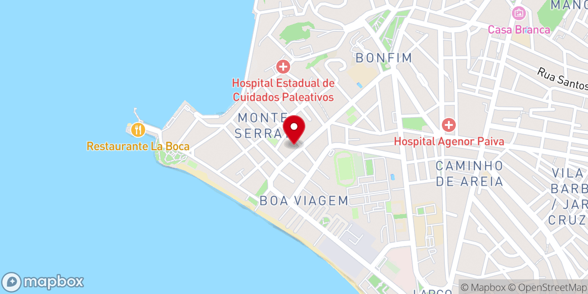 Map showing location of IBVC SALVADOR - Igreja Batista Vida em Cristo - Sede em Salvador