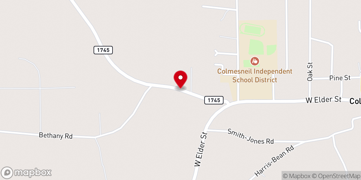 Map showing location of Agape Church