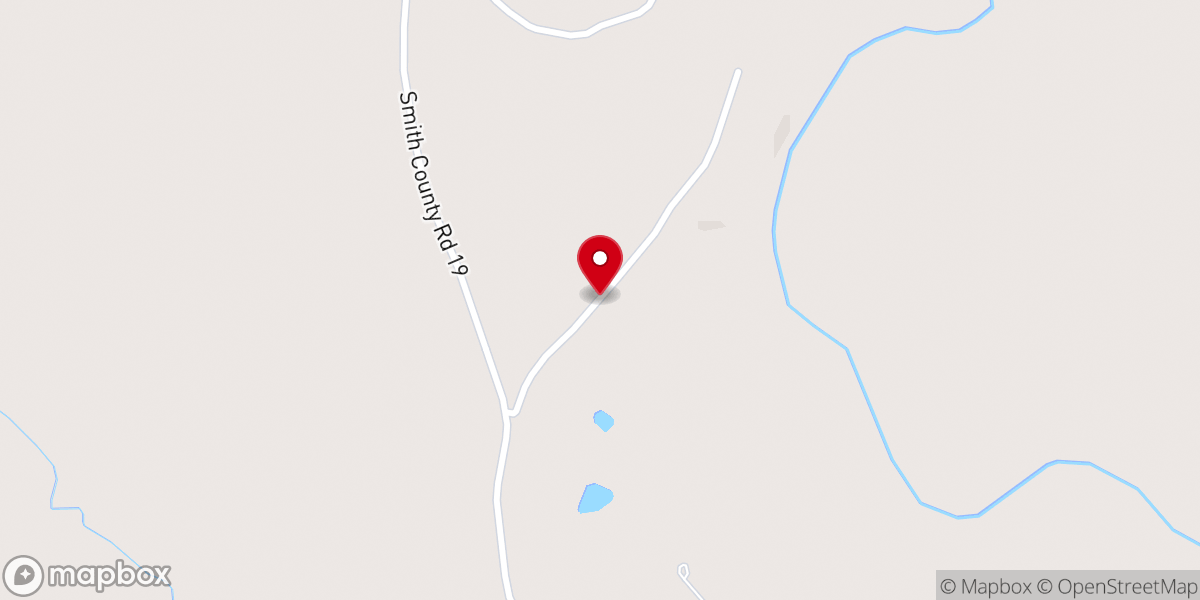 Map showing location of Mineral Springs Church
