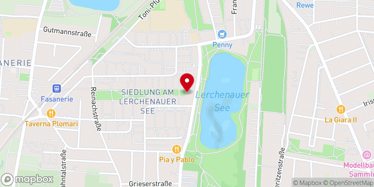Map showing location of Evangelische Chinesische Gemeinde