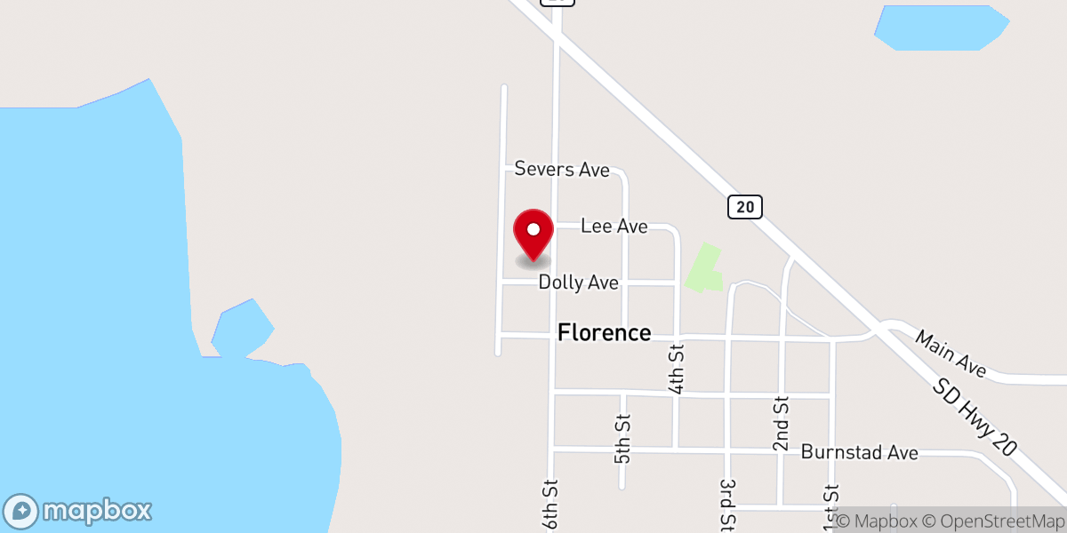 Map showing location of Blessed Sacrament Parish