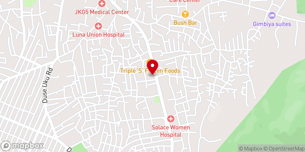 Map showing location of The Place of More Church