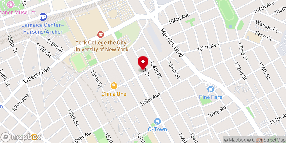 Map showing location of Bethlehem Church-God In Christ