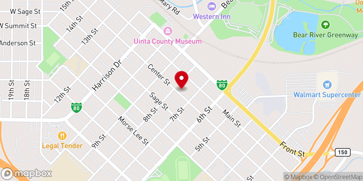Map showing location of Revive Church of the Nazarene