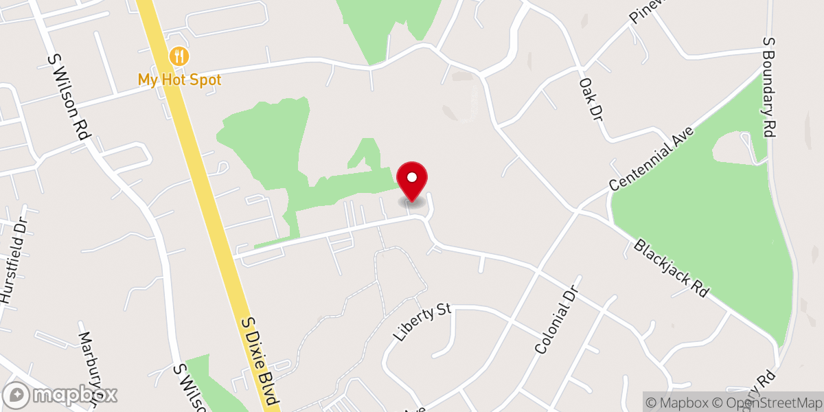 Map showing location of Truth Baptist Church Elizabethtown Kentucky