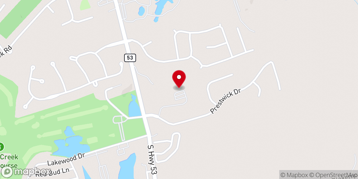 Map showing location of CCBethel La Grange, KY