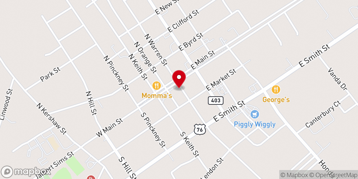 Map showing location of United As One Outreach Ministries