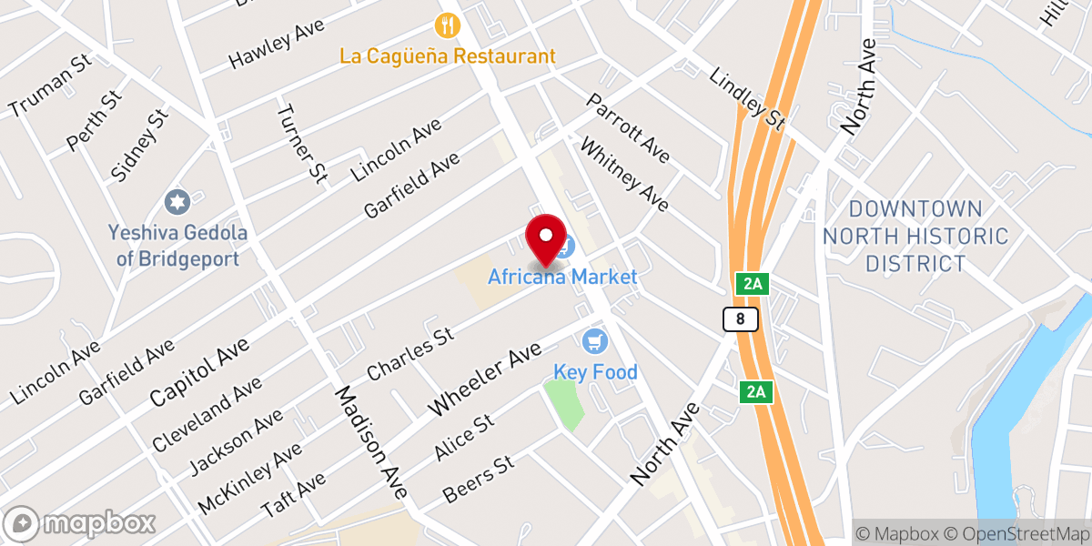 Map showing location of Gospel Light Community Church