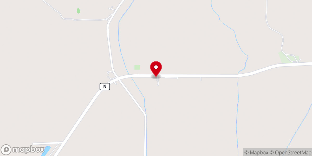 Map showing location of Trinity Church