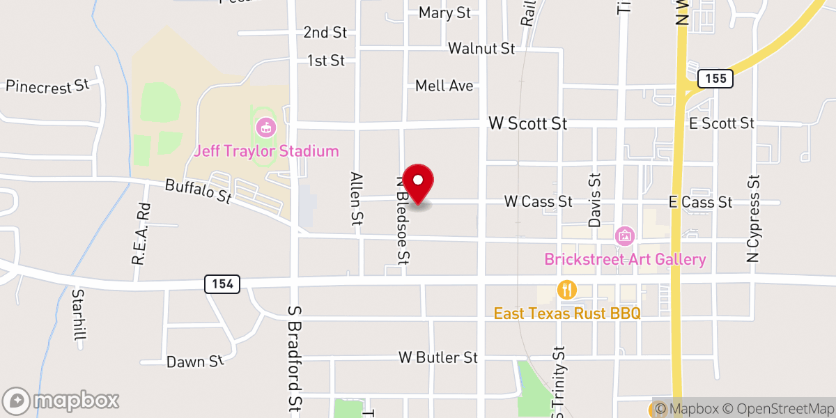 Map showing location of Solid Rock House of Praise