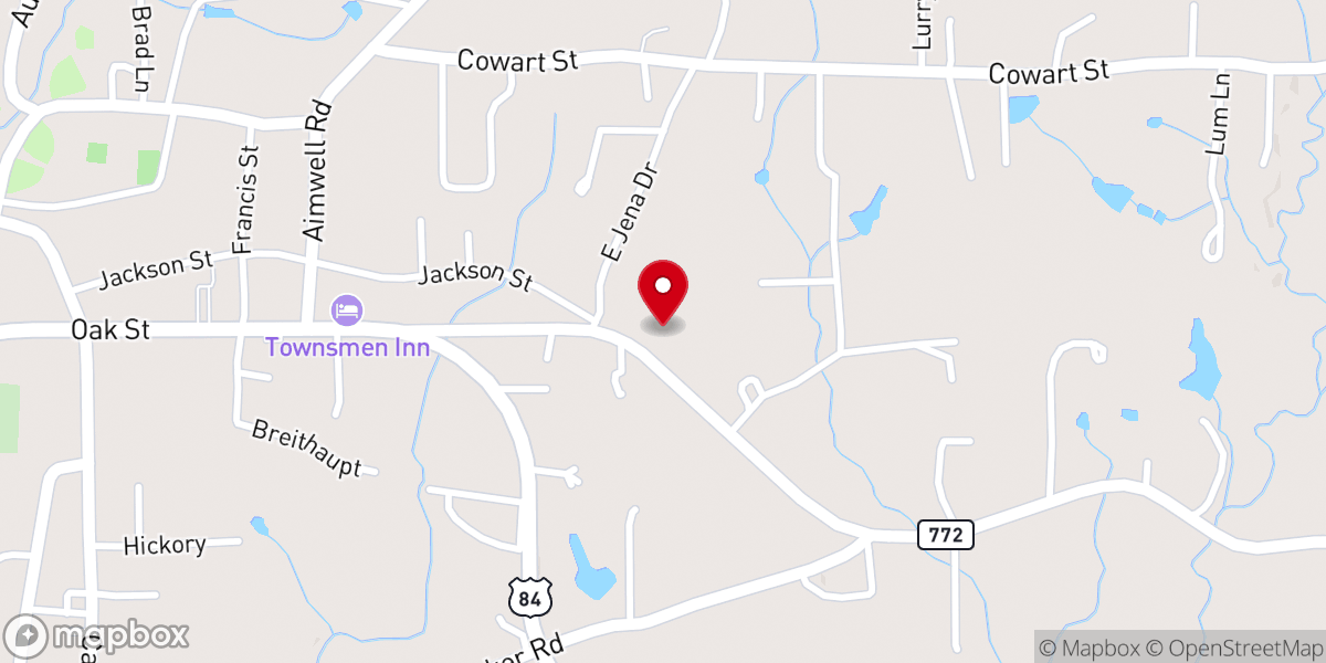 Map showing location of Lifepoint Assembly of God