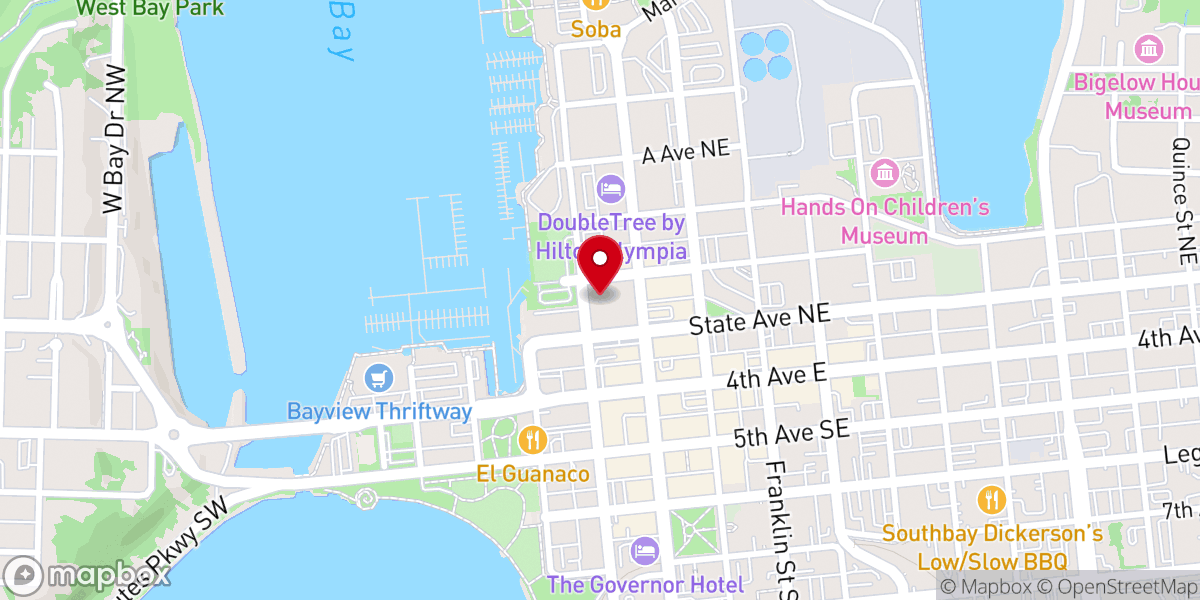 Map showing location of The Olympia Center