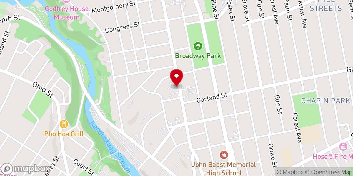 Map showing location of River City Wesleyan Church