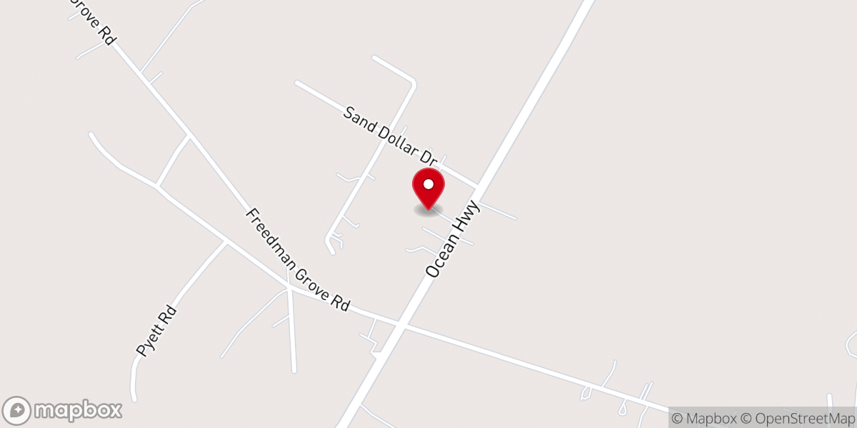 Map showing location of Fleming Baptist Church