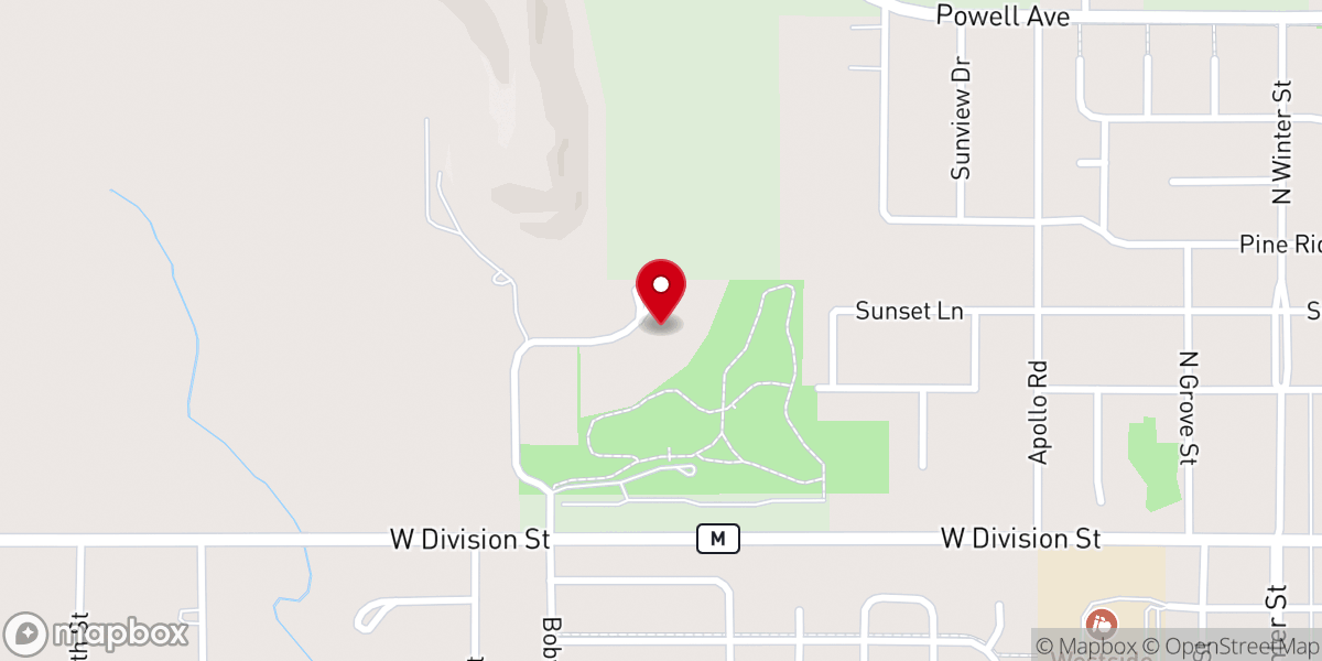 Map showing location of Pechacek’s General Contracting, Roofing & Siding LLC.