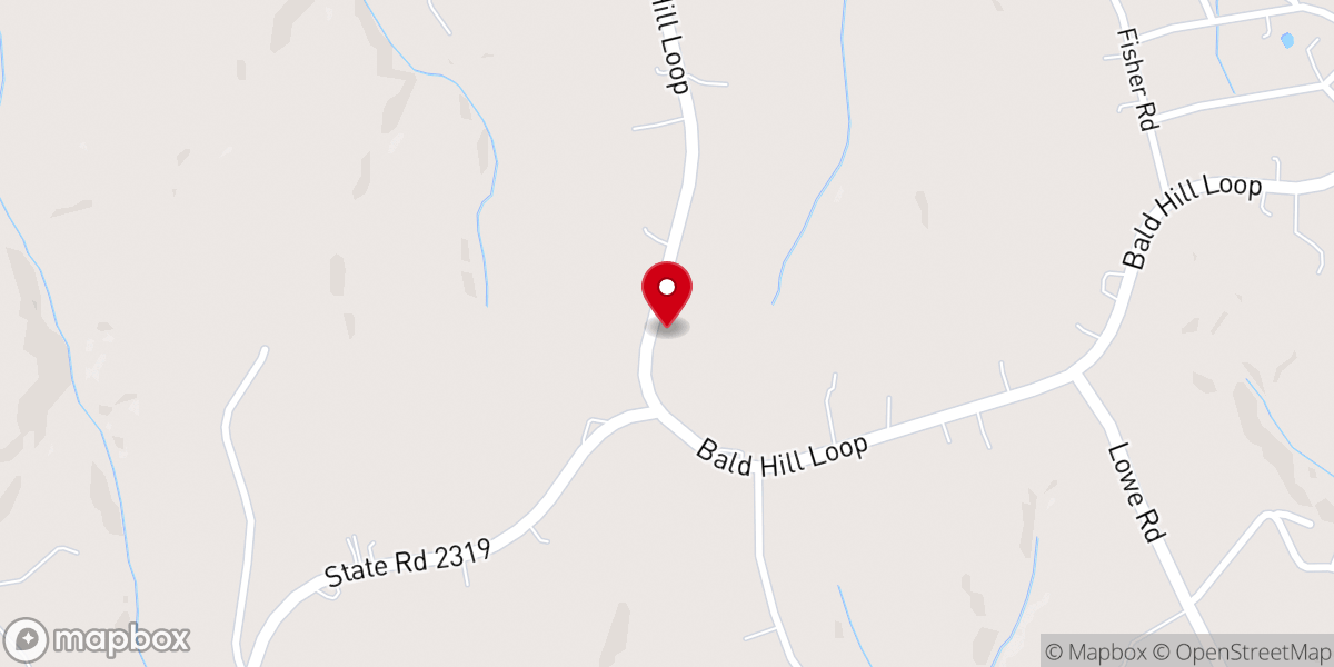 Map showing location of The Little Country Church