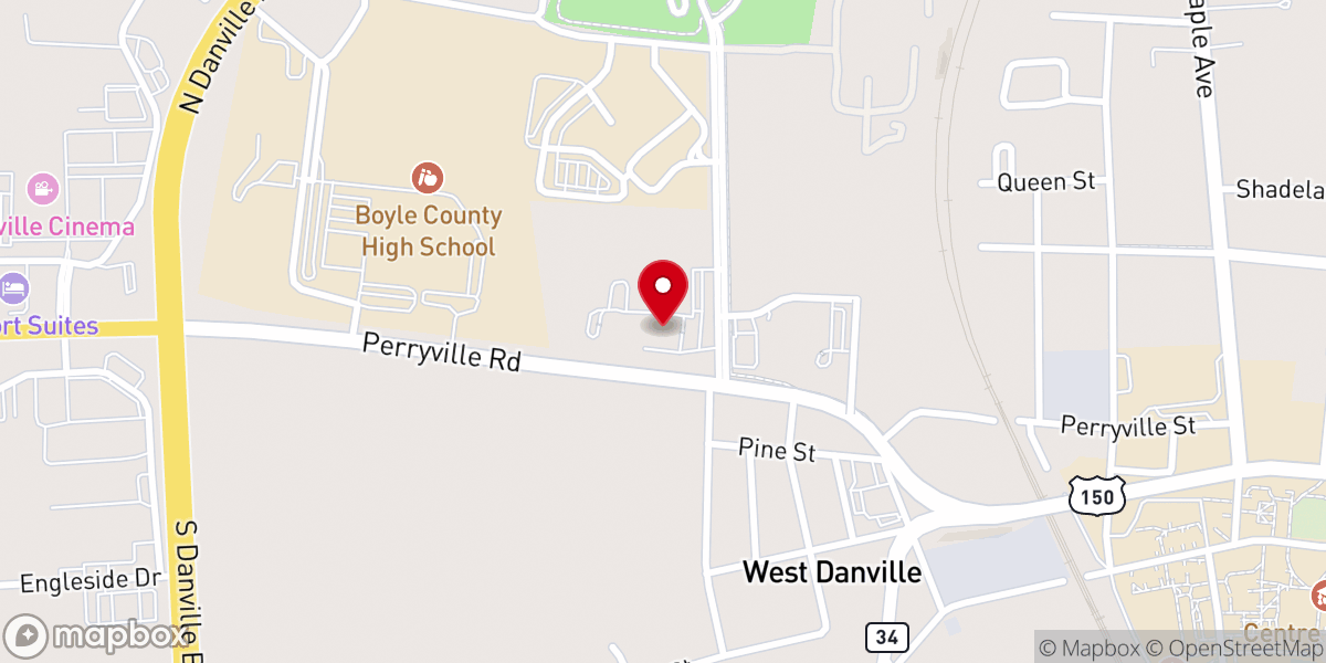 Map showing location of Centenary Methodist Church