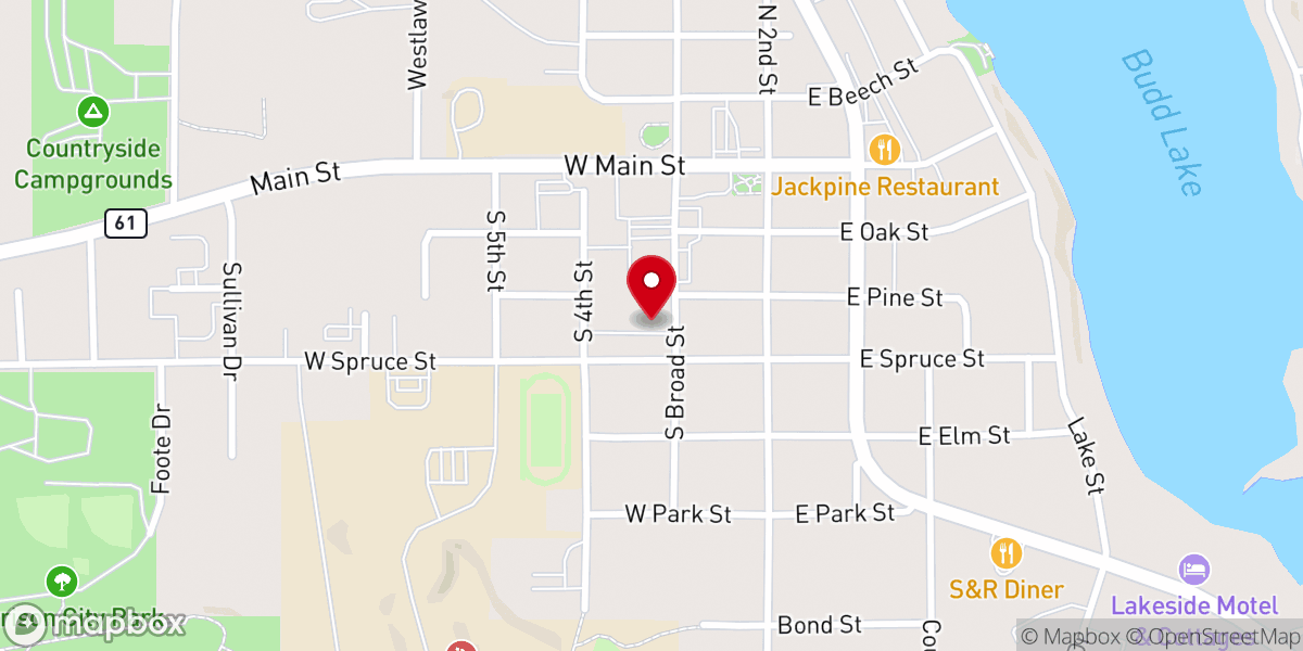 Map showing location of St Athanasius Roman Catholic Church