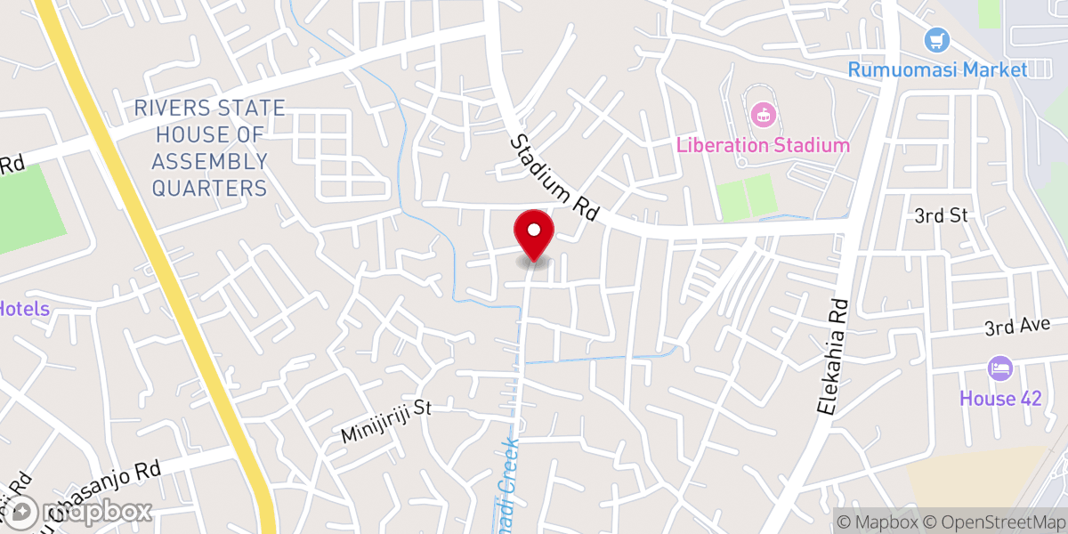Map showing location of The Apostolic Church Rumuokalagbor(Judah-City) Assembly