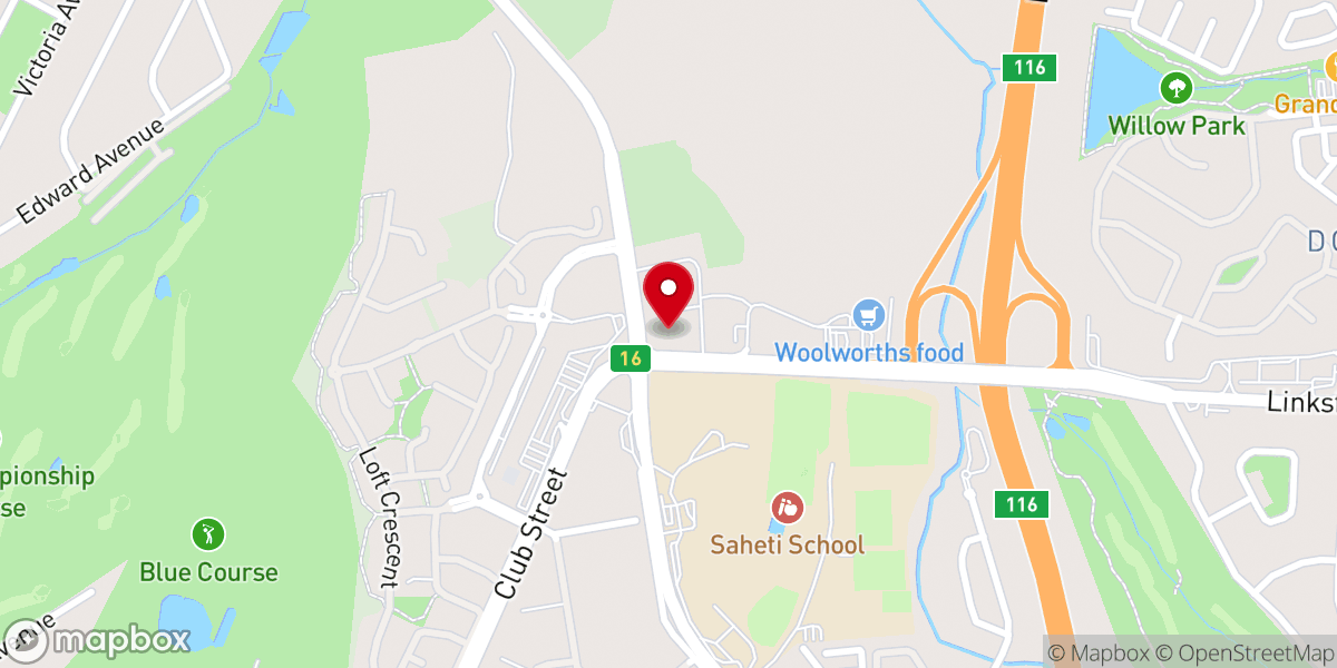 Map showing location of Grace Place Church