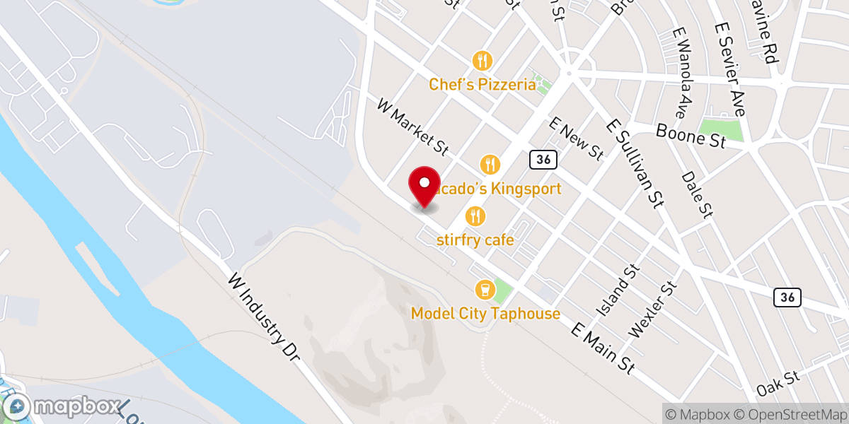 Map showing location of awAken Church