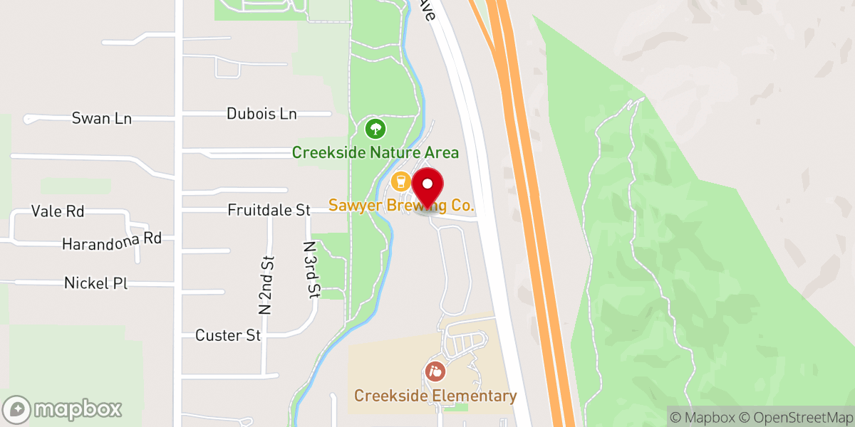 Map showing location of Eye Love Spearfish