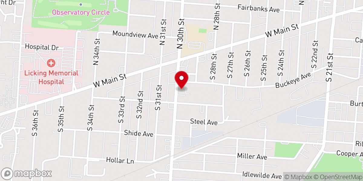Map showing location of Ray of Hope International Inc