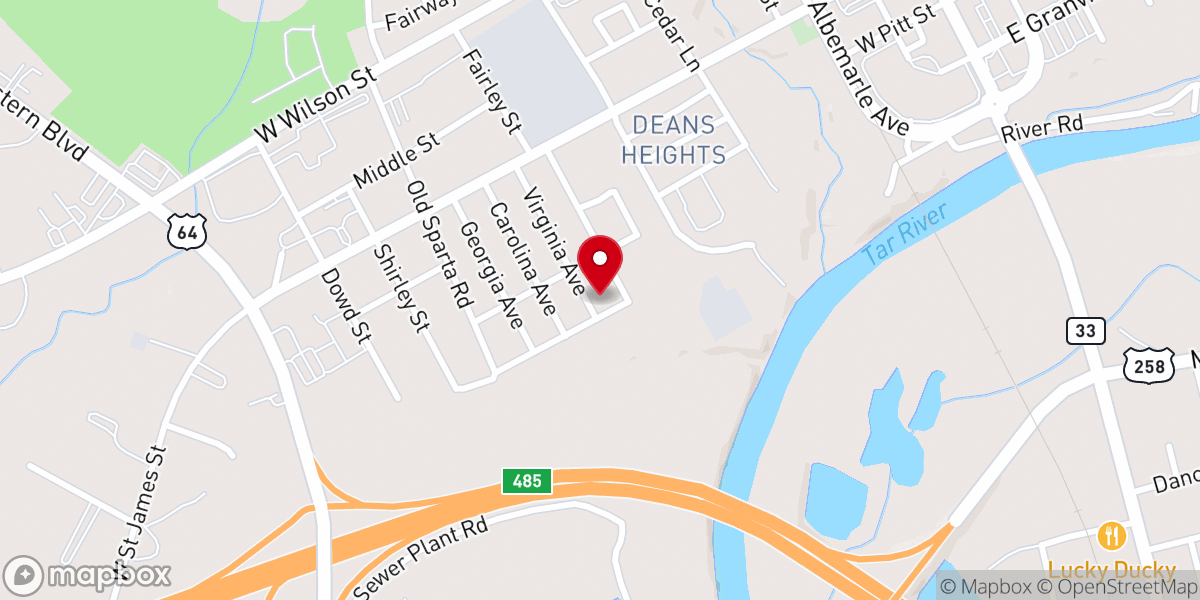Map showing location of Salvation & Praise Morning