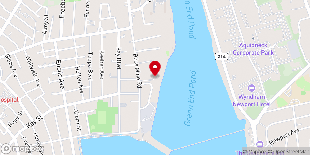 Map showing location of Evangelical Friends Church (EFC Newport)