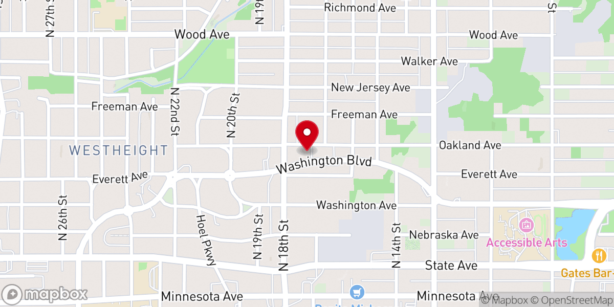 Map showing location of In the Word Ministries Institute