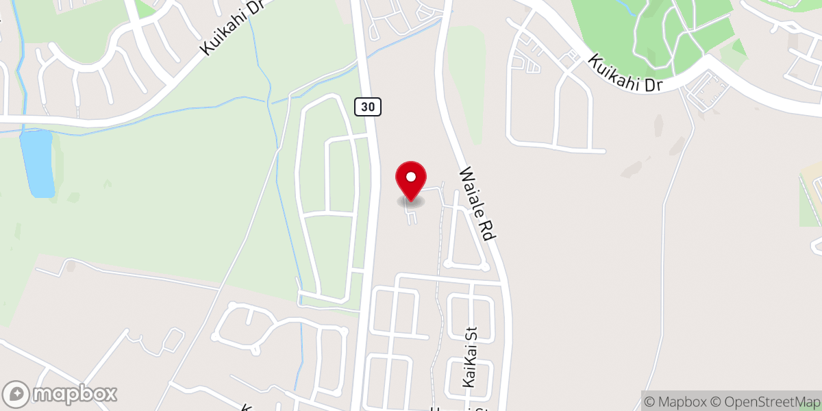 Map showing location of Valley Isle Fellowship