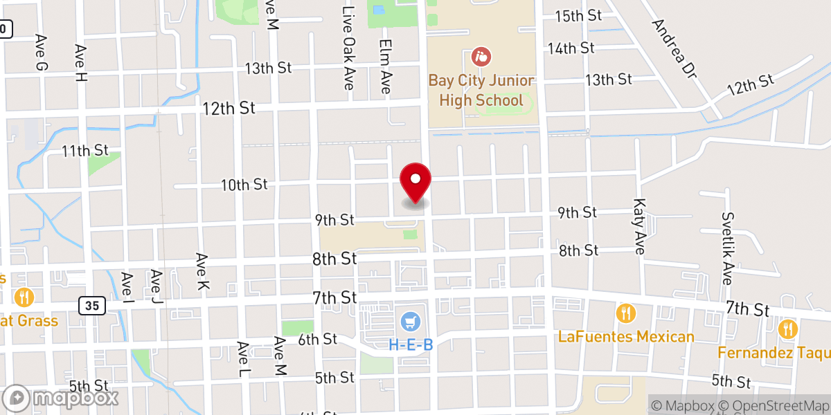 Map showing location of Family Worship Center