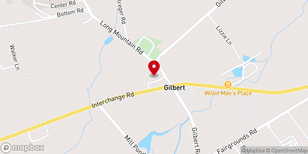 Map showing location of Salem UCC Church
