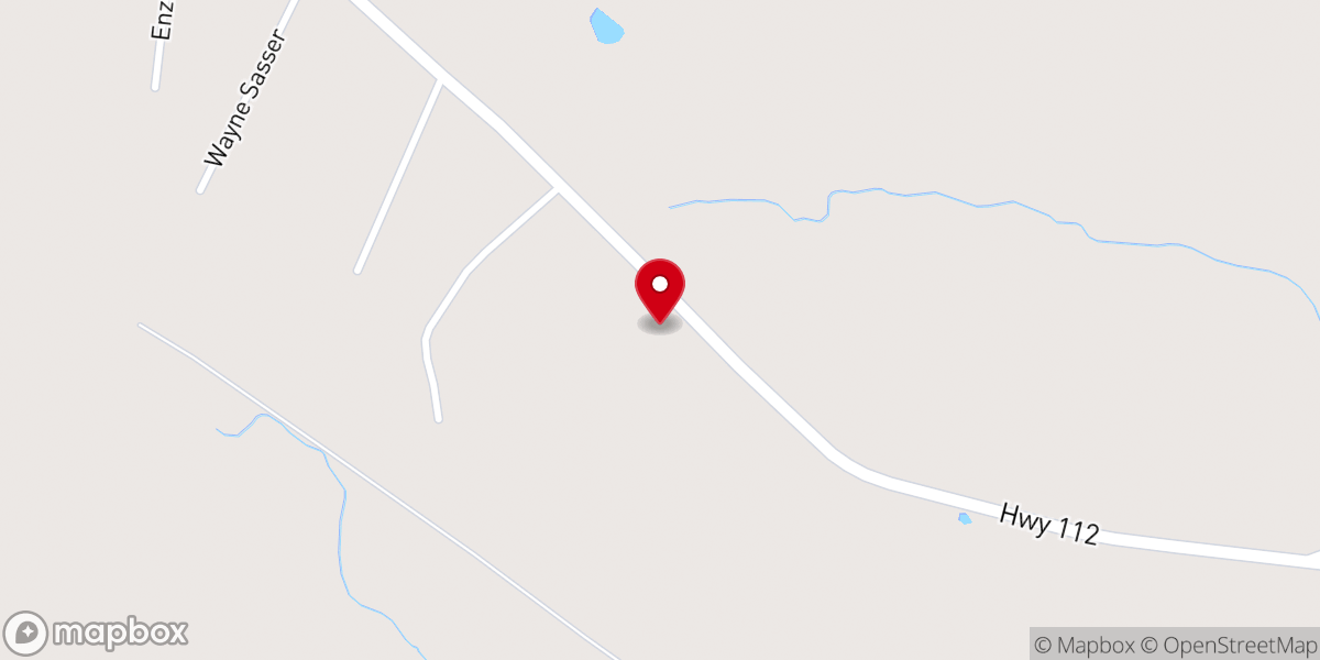 Map showing location of Lone Star Church