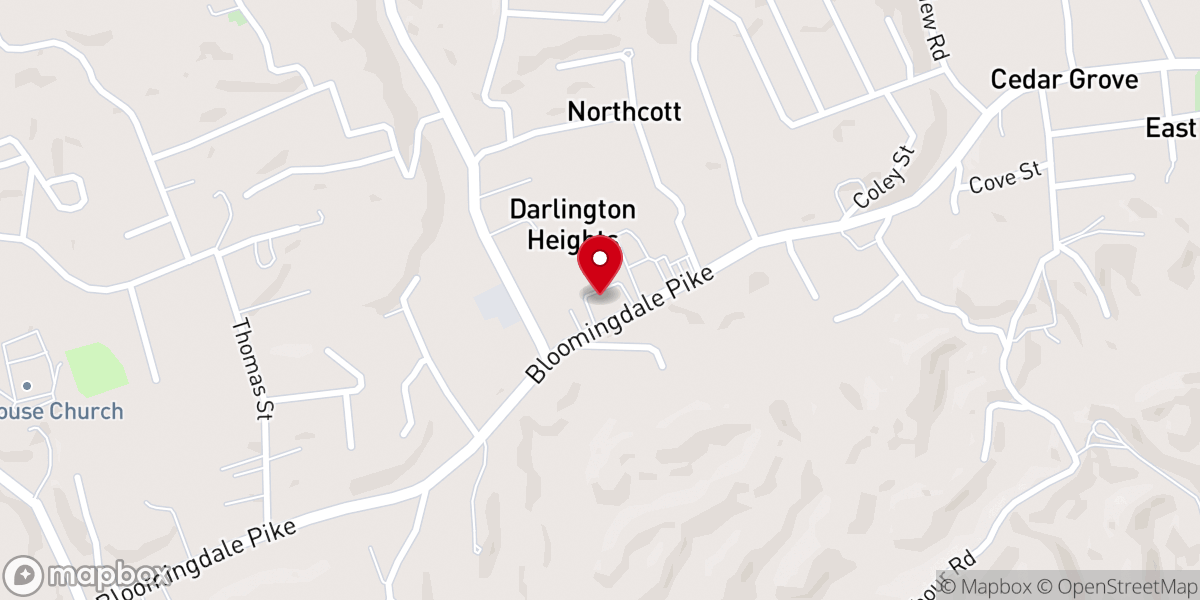 Map showing location of Restoration Church