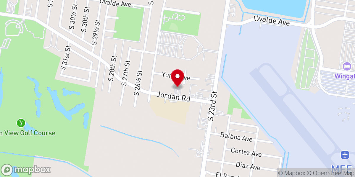 Map showing location of C.C. El Buen Pastor