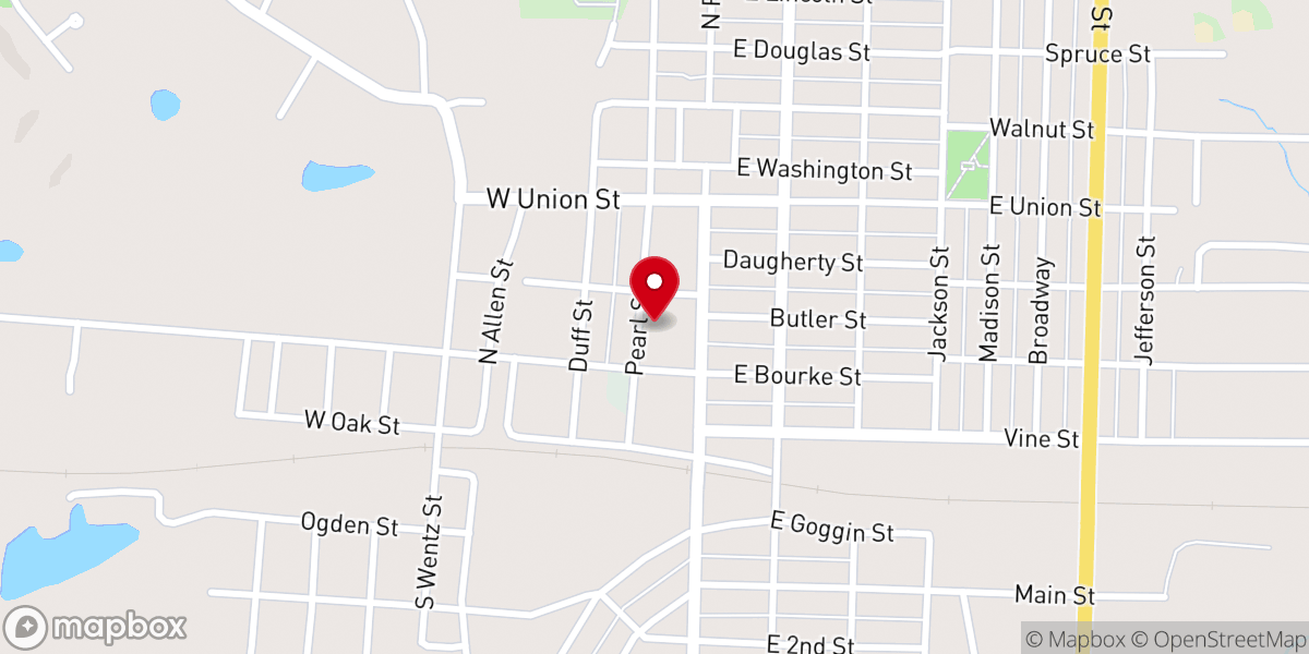 Map showing location of Macon Word of Life Church Inc
