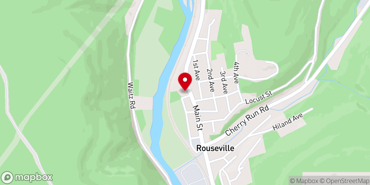 Map showing location of St Venantius Church