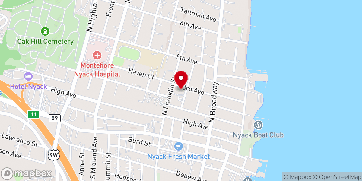 Map showing location of Saint Ann's Roman Catholic Church