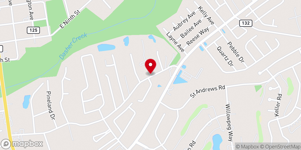 Map showing location of Maranatha Family Church