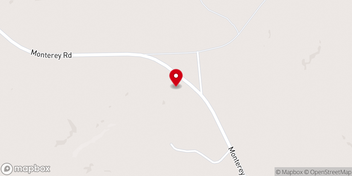 Map showing location of Perkins Chapel Church