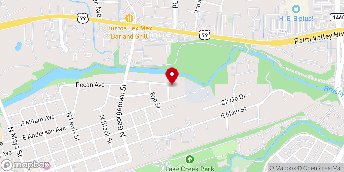 Map showing location of Head to Heart Restoration Ministry