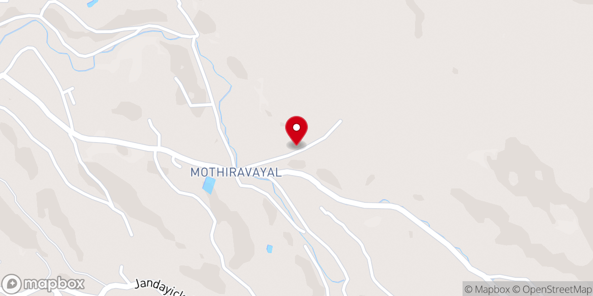 Map showing location of Mothiravayal Bethel Mar Thoma Syrian Church