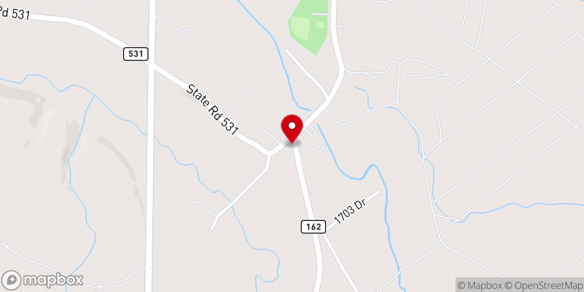 Map showing location of San Jose Catholic Church
